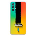 Le Balvo Samsung Galaxy A32 Uyumlu Boya Rulosu Baskılı Silikon Kılıf