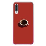 Le Balvo Samsung Galaxy A50 Uyumlu Sade Kahve Kupası Baskılı Silikon Kılıf