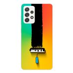 Le Balvo Samsung Galaxy A52 Uyumlu Boya Rulosu Baskılı Silikon Kılıf