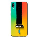 Le Balvo Samsung Galaxy M31 Uyumlu Boya Rulosu Baskılı Silikon Kılıf