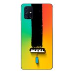 Le Balvo Samsung Galaxy M31s Uyumlu Boya Rulosu Baskılı Silikon Kılıf