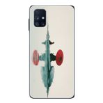 Le Balvo Samsung Galaxy M51 Uyumlu Japon Şemsiyesi Baskılı Silikon Kılıf