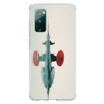 Le Balvo Samsung Galaxy S20 FE Uyumlu Japon Şemsiyesi Baskılı Silikon Kılıf