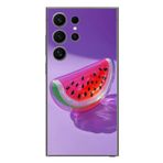 Le Balvo Samsung Galaxy S24 Ultra Uyumlu Karpuz Jelibon Baskılı Silikon Kılıf