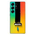 Le Balvo Samsung Galaxy S25 Ultra Uyumlu Boya Rulosu Baskılı Silikon Kılıf
