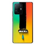 Le Balvo Xiaomi Mi 11 T-11 T Pro Uyumlu Boya Rulosu Baskılı Silikon Kılıf