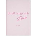 Le Color 15 x 21 cm Pembe Keten Süresiz Planlayıcı Ajanda Defter