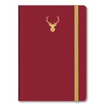 Le Color 17x24 cm Kareli Bordo Minimal Defter