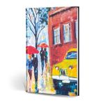 Le Color Çizgili Yağmur Creamona Nice Dokulu Mini Defter