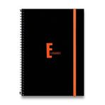 Le Color Elegance A4 160 Sayfa Spiralli Çizgili Defter