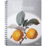 Le Color Elma Desen 2+1 Kareli & Çizgili 235X300 Spiralli Defter - Renkli