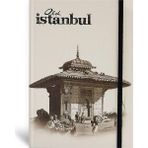 Le Color Eski Istanbul Lastikli Cep Journal Çizgili Çeşme 9x14 cm 192 Sayfa Ivory Kağıt ile Şık Tasarım