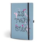 Le Color İstanbul Mini Defter Çizgili Lastikli Tipogarfi