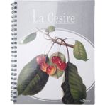 Le Color Kiraz Desen 2+1 Kareli & Çizgili 235X300 Spiralli Defter - Renkli