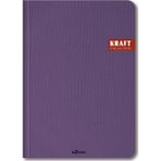 Le Color Kraft Ciltli 17 x 24 Kareli Defter Mor