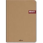 Le Color Kraft Ofis Çizgili Kahve Defter