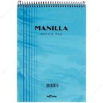 Le Color Manilla Spiralli Mavi Kareli A5 70 Yaprak Bloknot