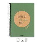 Le Color Okul Defter 17X24 Sert Kp Kareli 200SY Eco Kraft