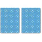 Le Color Puantiyeli Mini Defter Çizgili Mavi 14x20 cm (2 paketi)