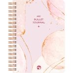 Le Color Rose Gold Noktalı Bullet Journal Pro Defter 17 x 24 cm 200 Sayfa Bakır Renkli Spiral