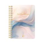 Le Color Süresiz Planlayıcı Spiralli Ajanda Defter Marble 17x24 cm