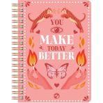 Le Color Utopia Spiralli Defter Düz Sayfa 200 Adet 17x24 cm Sarı Renkli Sert Kapak
