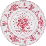 Le Coq Porcelaine Anthiros - Beyaz & Tiryen Moru Pasta ve Tatlı Sunum Tabağı - 21 cm – Avrupa Üretimi İthal Porselen