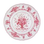 Le Coq Porcelaine Neos Anthiros - Tiryen Moru & Beyaz Pasta ve Tatlı Sunum Tabağı - 20,5 cm – Avrupa Üretimi Ithal Porselen