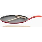 Le Creuset Küçük Döküm Krep Tavası 27 cm - Kırmızı