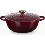 Le Creuset La Marmite Fransız Lüksü Döküm Tencere - Bordo - 26 cm