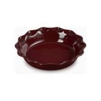 Le Creuset Seramik Dalgalı Kenar Lüks Tart Kalıbı - 23 cm - Bordo