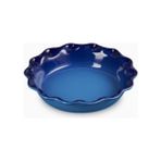 Le Creuset Seramik Dalgalı Kenar Lüks Tart Kalıbı - 23 cm - Lacivert