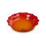 Le Creuset Seramik Dalgalı Kenar Lüks Tart Kalıbı - 23 cm - Turuncu