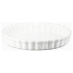 Le Creuset Seramik Lüks Tasarım Tart Kalıbı 28 cm - Beyaz
