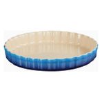Le Creuset Seramik Lüks Tasarım Tart Kalıbı 28 cm - Mavi