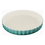 Le Creuset Seramik Lüks Tasarım Tart Kalıbı 28 cm - Turkuaz