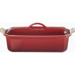 Le Creuset Seramik Pate Kalıbı Fırın Kabı 28 cm - Kırmızı