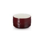 Le Creuset Seramik Ramekin, Istiflenebilir Lüks Sunum Kase - Bordo