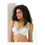 Le Jardin 1-ZAD-8738 9200C Kadın - Tül Kaplı Soft Cup Sütyen - Beyaz