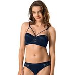 Le Jardin 5030-B Destekli-Balenli Cassie Bra Sütyen Takımı Lacivert 75