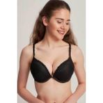 Le Jardin 7005 Siyah 2 Beden Büyüten Büyük Gösteren Destekli Dolgulu Dantelli Soft Cup Sütyen