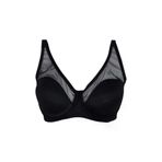 Le Jardin Kmp2142650536 Kadın Siyah Tül Kaplı Soft C-Cup Sütyen 9200-C