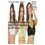 Le Jardin Le Jardin 9125 B- C 9125 Kadın Sütyen Desteksiz Telsiz Dantelsiz Soft Toparlayıcı Cup Almira 3 Set