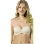 Le Jardin Lingerie LEJARDİN 7035 STRAPLEZ DESTEKSİZ SÜTYEN Kadın Bej Balenli Micro Kaplı Straplez Boş Kap Sütyen 7035