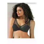 Le Jardin Lingerie TYCAE36C7F1D867C516C7BE00 Le Jardin 9200-C Kadın Siyah Tül Detaylı Toparlayıcı Sütyen