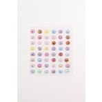 Le Mabelle Çok Renkli Parlak Taşlı Yüz Ve Tırnak Sticker