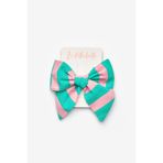 Le Mabelle Mint Çizgi Desenli Kız Çocuk Klips Toka
