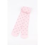 Le Mabelle Pembe Simli Fiyonk Detaylı Kız Çocuk Muz Külotlu Çorap - 01P-Pembe - 7 - 9 Yaş