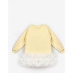 Le Mabelle Sarı Etek Ucu Fırfırlı Kız Çocuk Elbise - Alix - 05S-Sarı - 6 Yaş