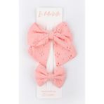 Le Mabelle Somon Fisto Fiyonk Anne Kız Toka Set